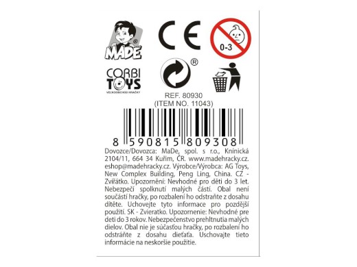 80930 - Modelovací hmota 4 ks