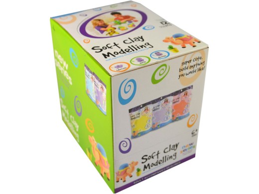 00317 - Softová modelovací hmota, 12 ks, 18 x 14 cm