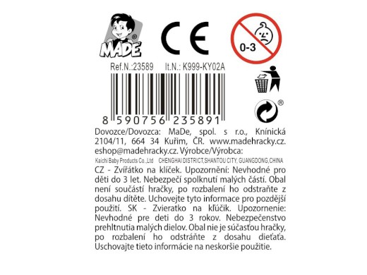 Zvířátko, 12 ks v display boxu