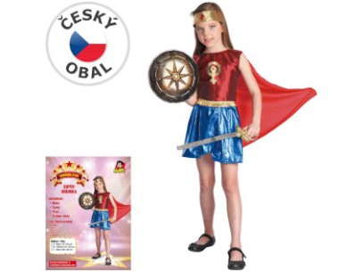 72812-09342 09342 - Šaty na karneval - hrdinka, 110 -120 cm