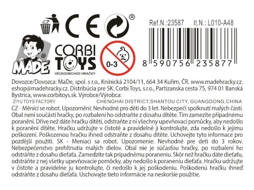 Robot, 12 ks v display boxu