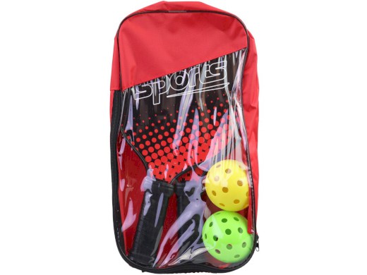 Pálky s míčky v pouzdře