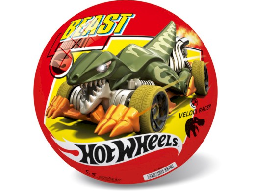 10740 - Míč Hot Wheels, 14 cm