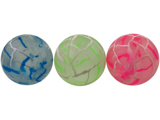 Hopskulka transparent mramor, 38 mm