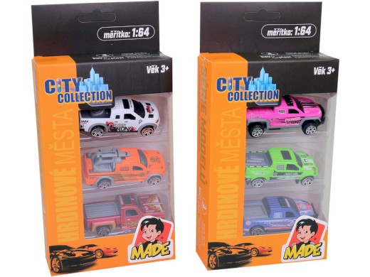 16878 - Auta kovová, nákladní, 2 druhy