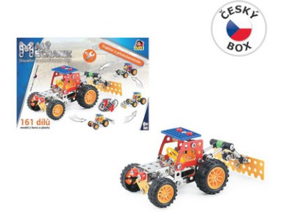 Made Malý mechanik traktor s příslušenstvím 161 ks