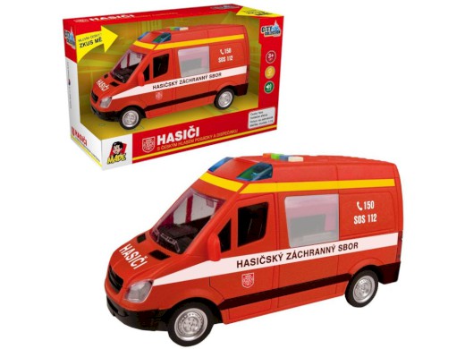 MaDe Hašičská dodávka na setrvačník se zvukem