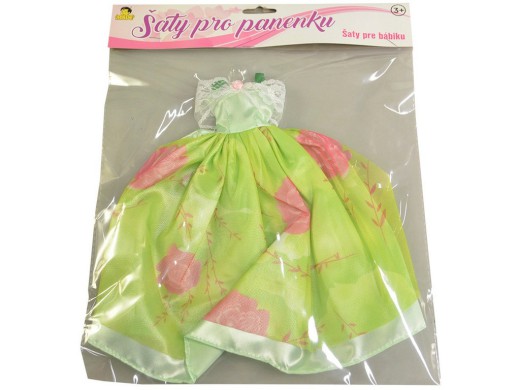 59728 - Šaty plesové pro panenku, 21 druhů - mix, 26 cm