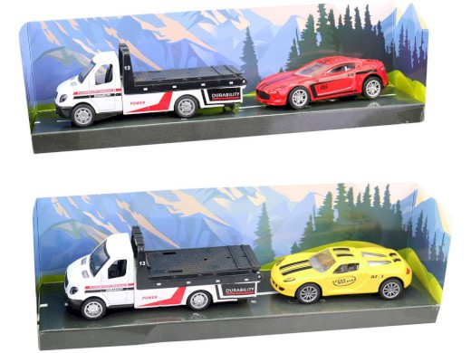 14855 - Auto odtahovka kovové, na zpětný chod, 22 x 5,5 x 5,5 cm