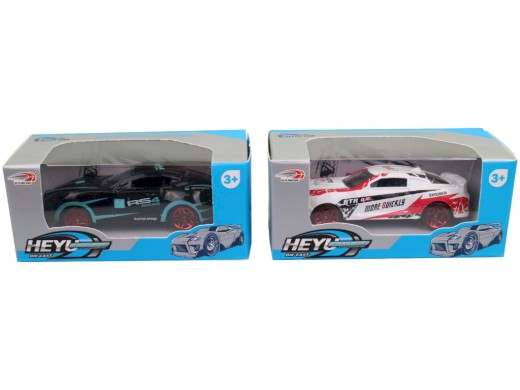 Autíčka 48 kusů v display boxu, 7,5 x 3 x 2,5 cm