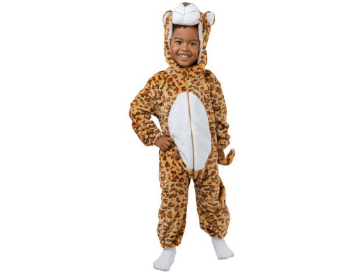 Šaty na karneval - leopard, 80-92cm