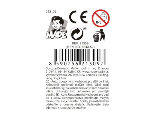 Auta 1:43, 12 kusů v display boxu, 11 x 4,5 x 4 cm