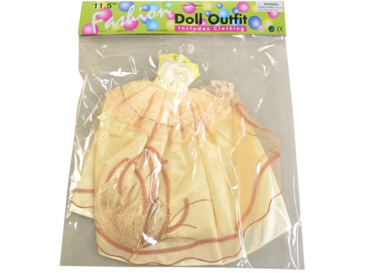 59728 - Šaty plesové pro panenku, 21 druhů - mix, 26 cm