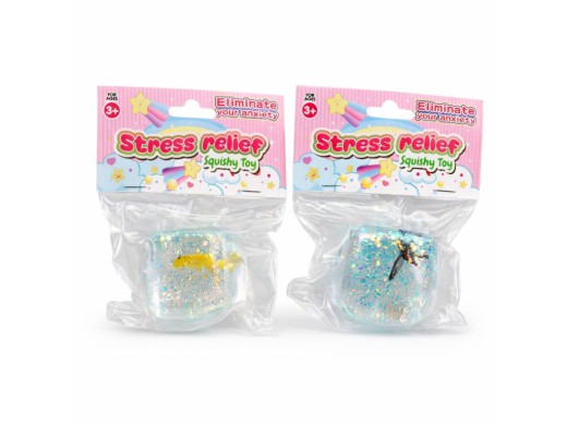 Relaxační kostka s rybou, 5 cm