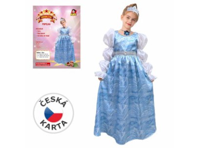 Šaty na karneval - Popelka, 130-140 cm