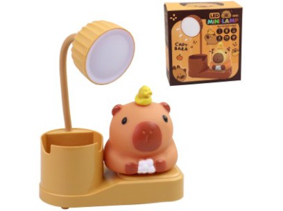 Lampička kapybara se stojánkem, na baterie