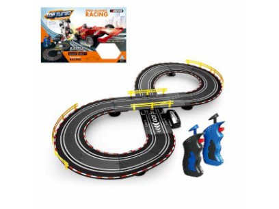 Autodráha, osmička, 100 x 48 x 9 cm, adapter