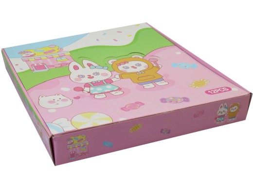 Kabelka medvídek, 12ks v DBX, 10cm