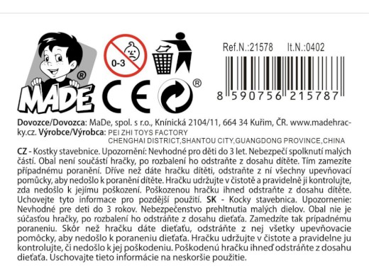 Kostky dinosaurus, 8 ks v display boxu