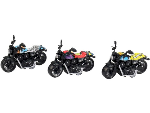 13075 - Motorka, 12 ks v boxu, 9 x 6 x 5 cm