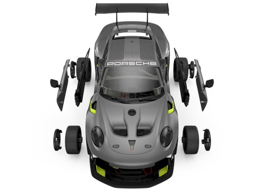 Auto na ovládání stavebnice, Porsche 911 GT2, 26 cm