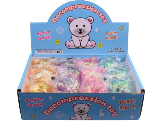 Medvídek, 12 ks v display boxu, 7 cm