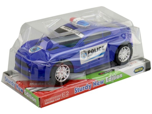 14667 - Auto policejní na setrvačník, 18 x 8,5 x 7,5 cm