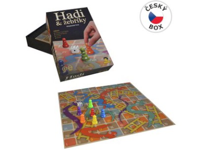 00908 - Hadi a žebříky, 34x34cm, figurka 3cm