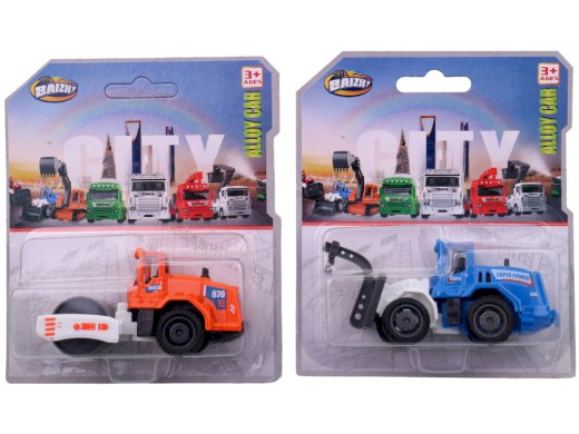 Auta stavební 6 druhů, 8,3 x 3,2 x 4,1 cm