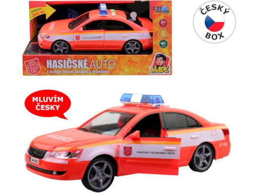 Hasičské osobní auto s českým hlasem, CZ box
