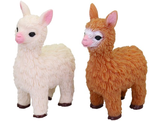 Zvířátko lama, 24 ks v display boxu, 9 cm