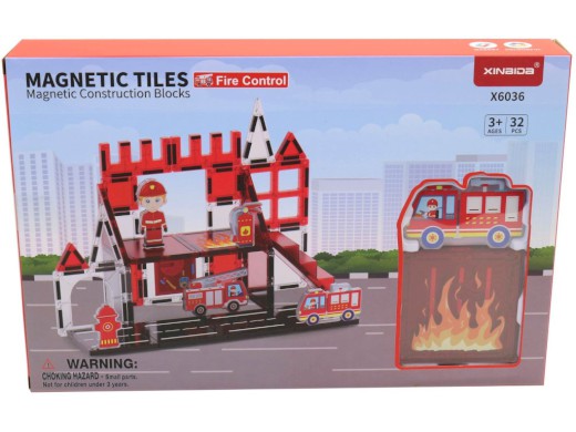 Magnetická stavebnice, 32 x 21 x 5cm