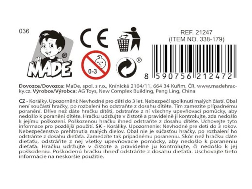 Korálky, 27 x 15 x 2,5 cm