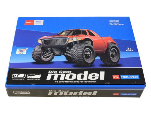 07379 - Auto kovové na zpětný chod, 12 ks v boxu, 12 cm