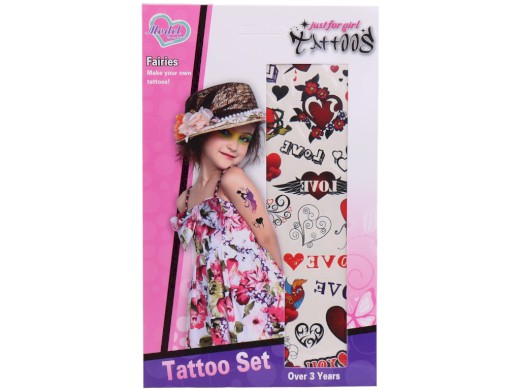 Tetování pro holky, 36 ks v display boxu