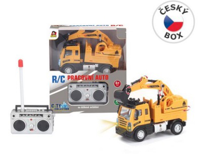 08445 - Bagr na dálkové ovládání, 4 kanál, 13,5 x 6 x 19,5 cm