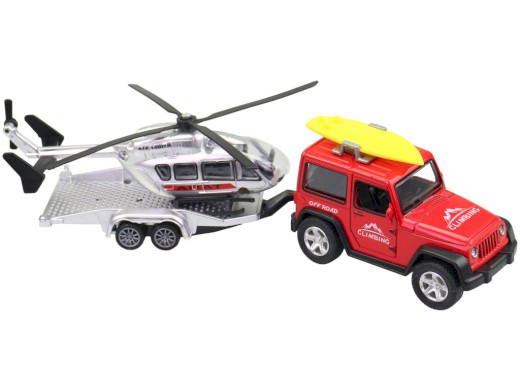 Auto s přívěsem, 21 cm