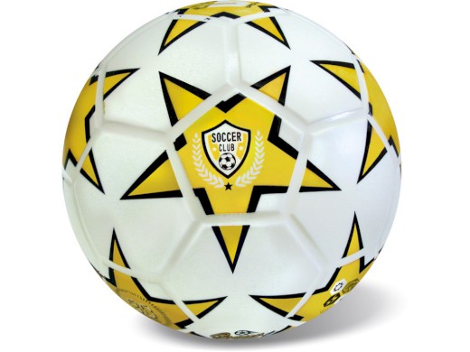 10748 - Míč SOCCER CLUB - žlutý (360gr), 23 cm