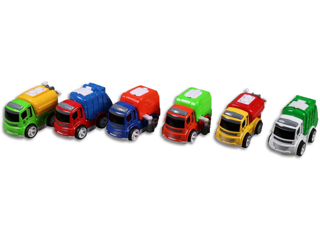 89647 - MaDe Auto městské 6 cm, 12 ks v boxu