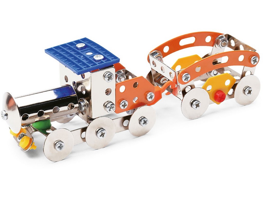 95397 - MaDe Malý mechanik - vláček, 137 dílů