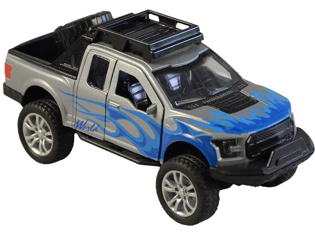 07379 - Auto kovové na zpětný chod, 12 ks v boxu, 12 cm