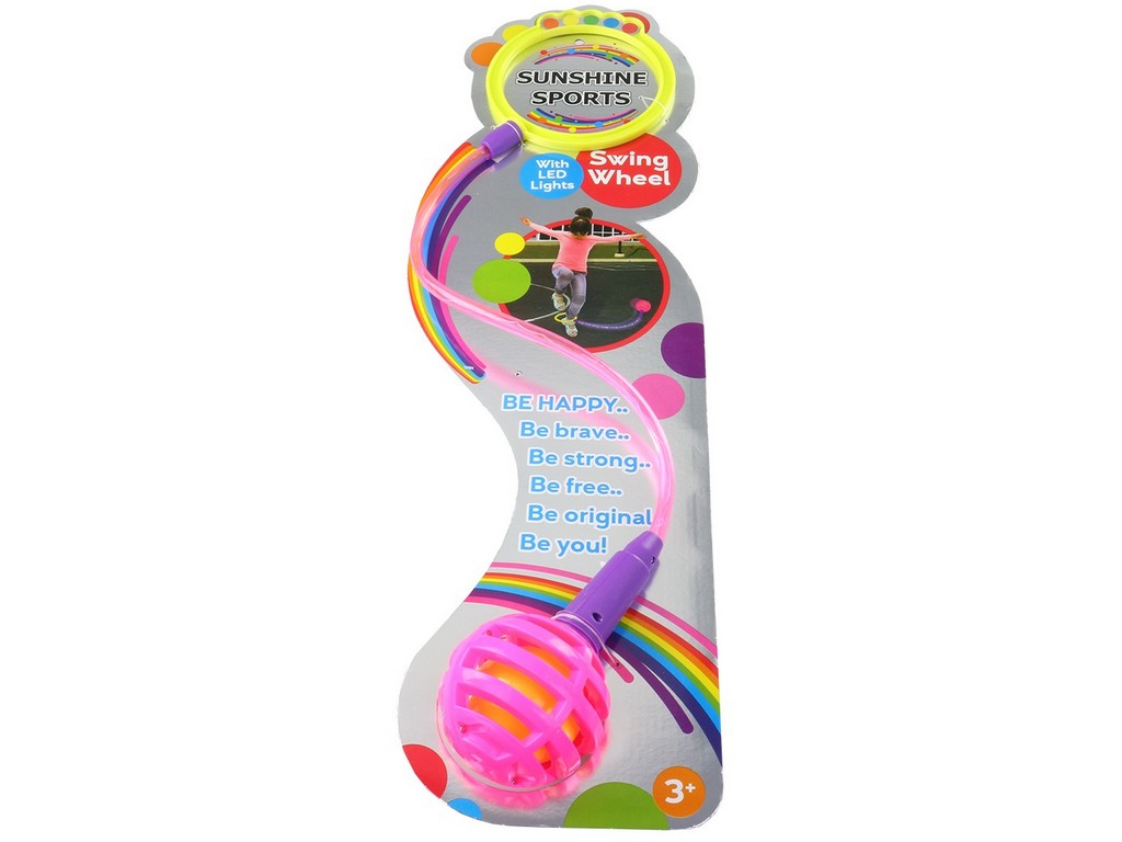 08725 - Skákací míček se světlem, na baterie