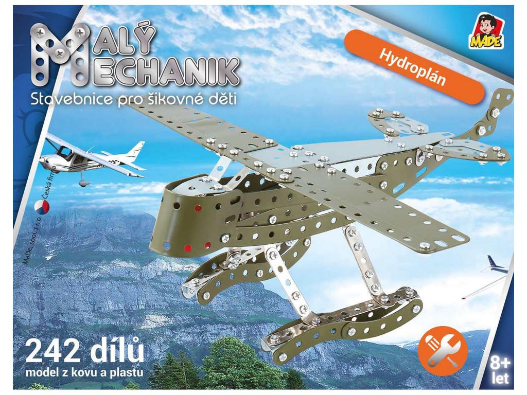 10895 - Malý mechanik, 242 dílků, 24 x 34 x 6 cm