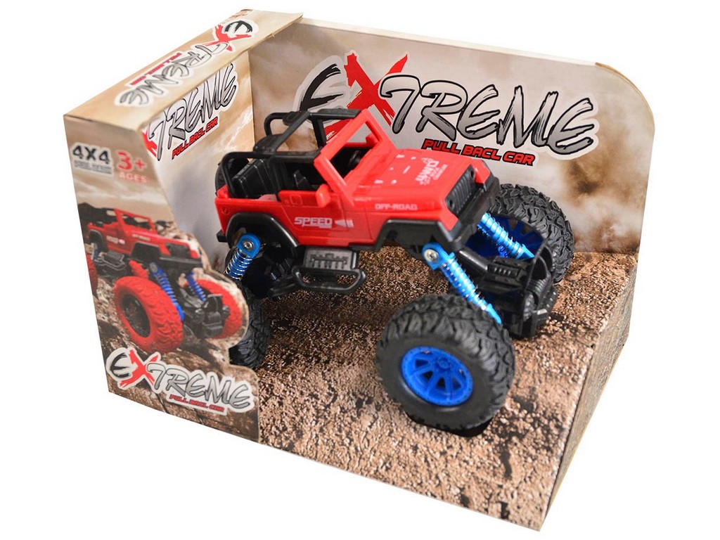 12166 - Auto na zpětný chod, 4x4, 10 x 16 x 11 cm