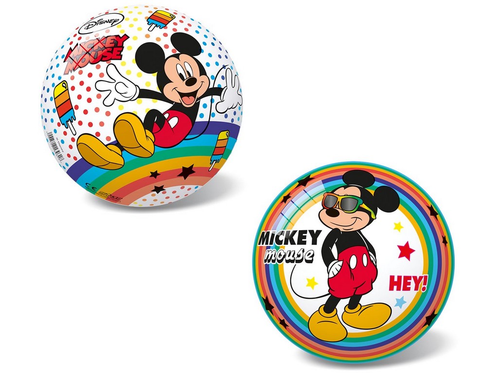 13396 - Míč Disney Mickey duhový, 14 cm