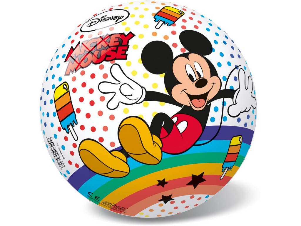 13396 - Míč Disney Mickey duhový, 14 cm