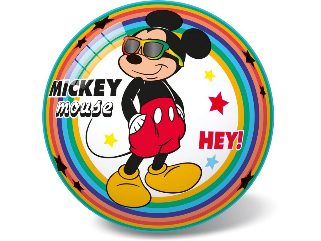 13396 - Míč Disney Mickey duhový, 14 cm