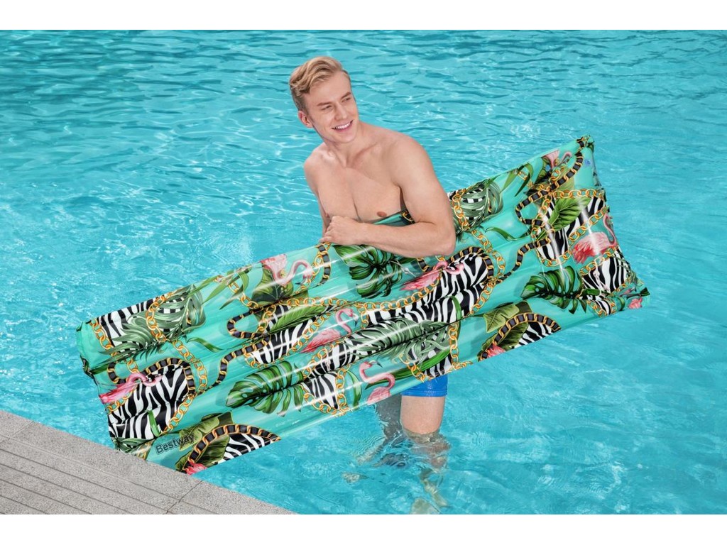 Bestway 44083 - Nafukovací lehátko 1,83 m x 69 cm Floral Fantasy