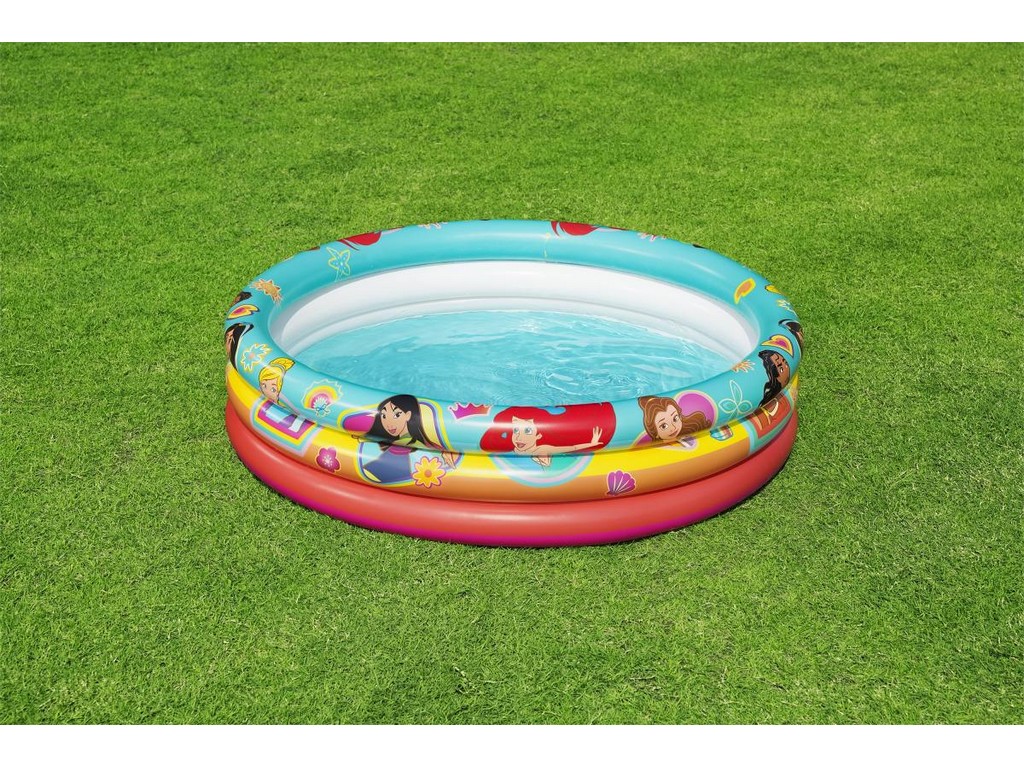 BW91099 - Bazének Disney Princess tříkomorový ?122 cm