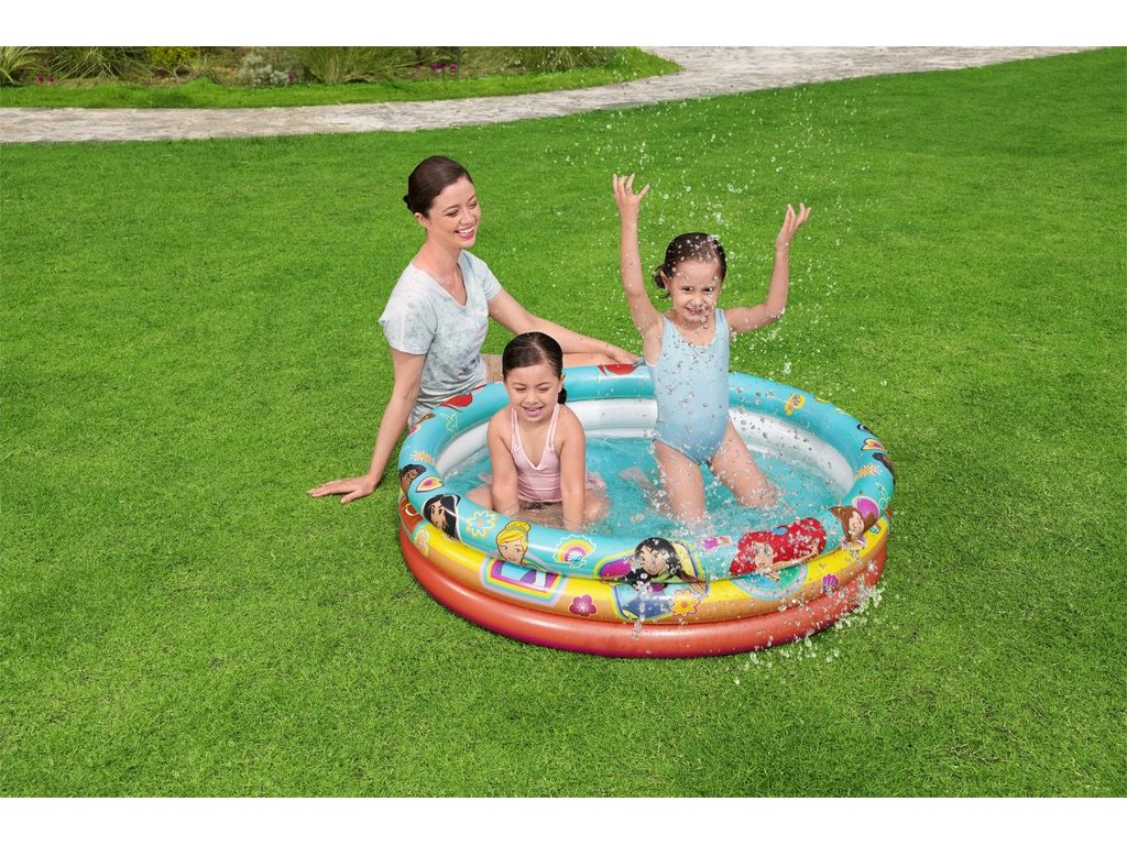 BW91099 - Bazének Disney Princess tříkomorový ?122 cm
